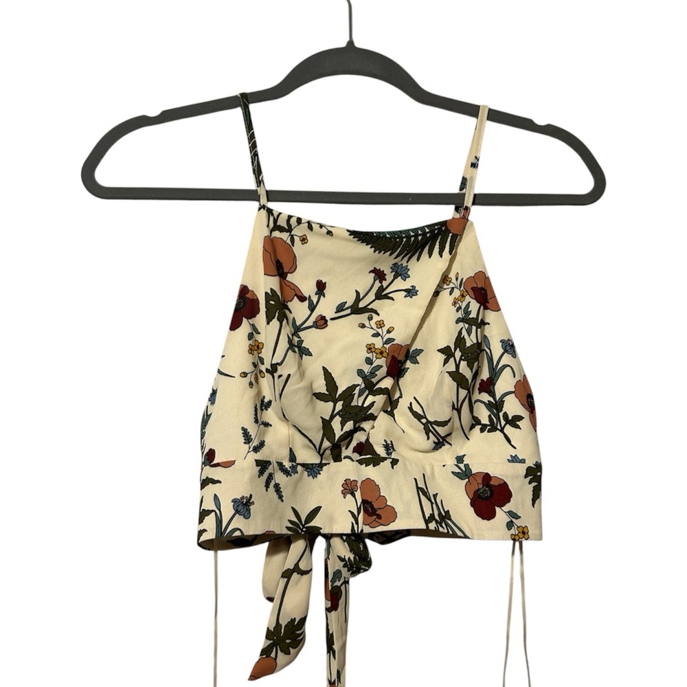 LF Floral Print Halter Top Size XS New